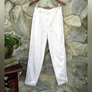 Vintage Escada High Waisted White Trousers